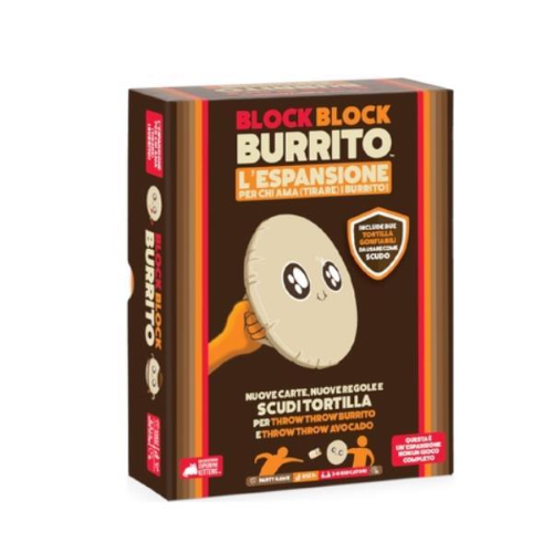 ASMODEE BLOCK BLOCK BURRITO ESPANSIONE PER I GIOCHI DA TAVOLO THROW THROW BURRITO E AVOCADO